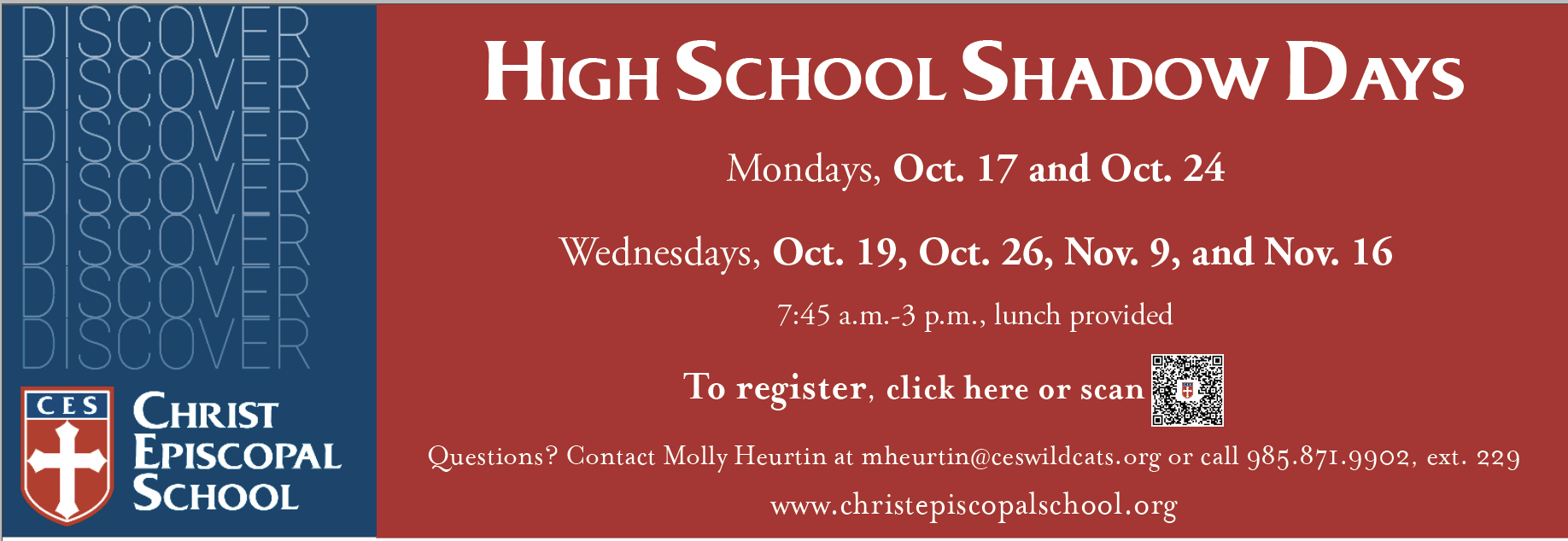 Admissions Christ Episcopal School