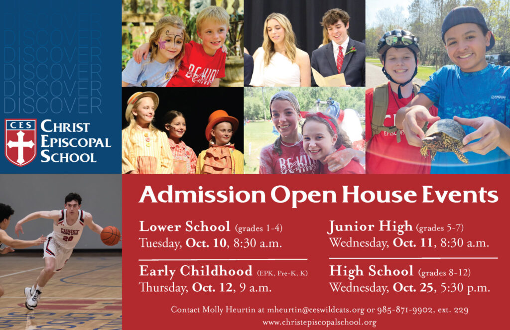 Admissions Christ Episcopal School